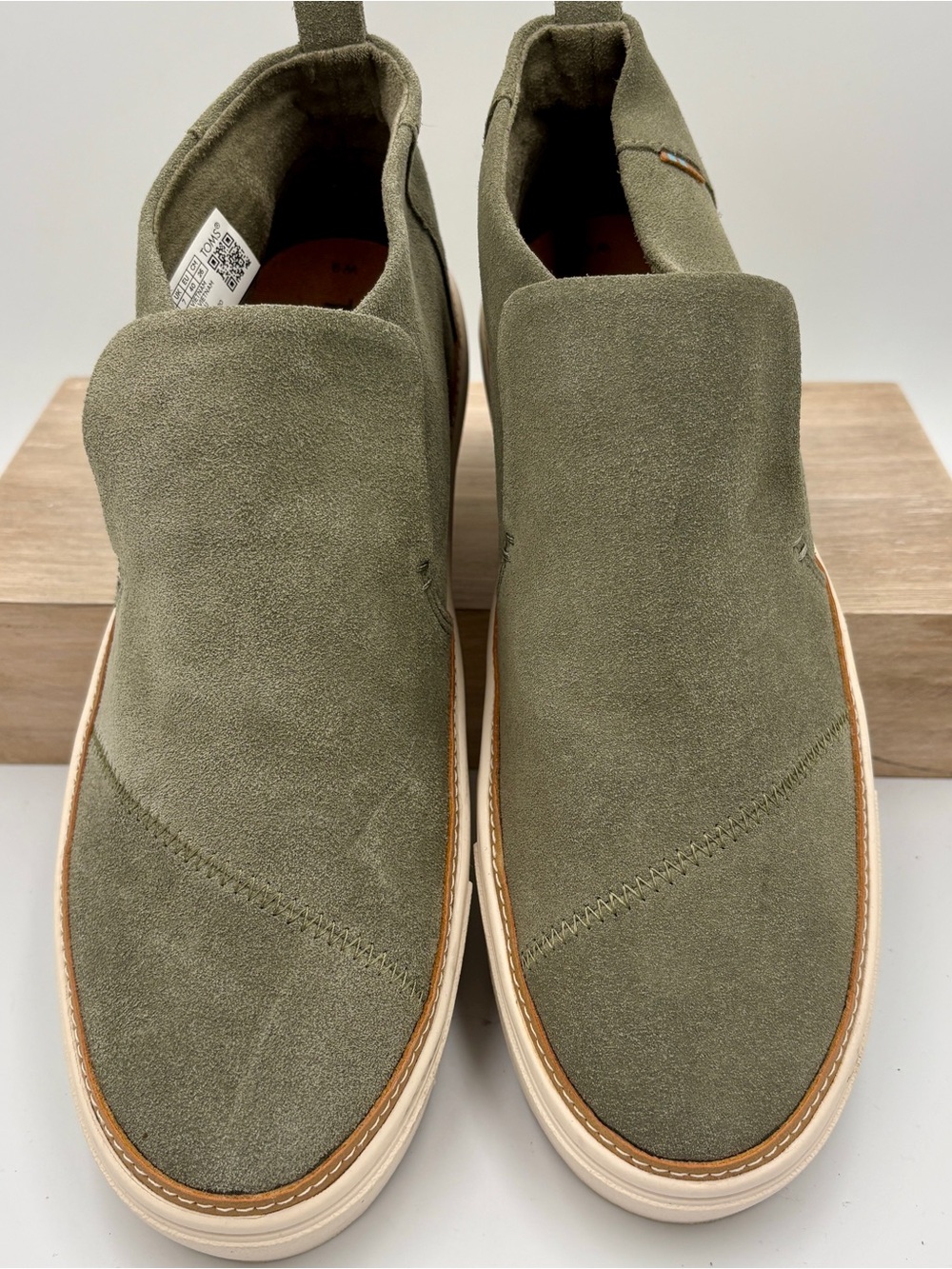 Tom’s Women's Slip-On Suede Casual Shoes - Olive